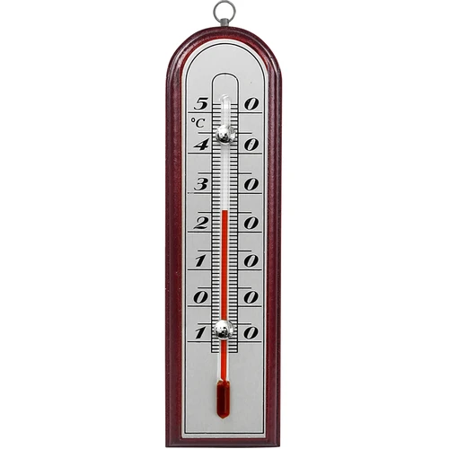 Izbový teplomer so striebornou stupnicou (-10°C do +50°C) 16cm mix - 2