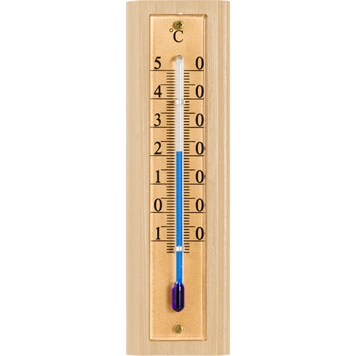 Izbový teplomer so zlatou stupnicou (-10°C do +50°C) 12cm - 2