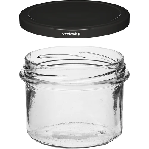 Jednoduchý pohár 235 ml (fi82) s čiernym viečkom 6 ks. - 3