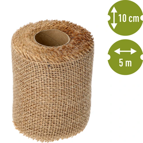 Jutová páska 10 cm/5 m - 4