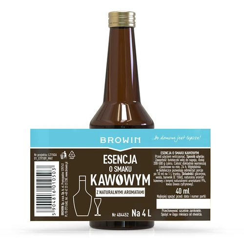 Kávová esencia s prírodnými arómami na 4 l – 40 ml - 4