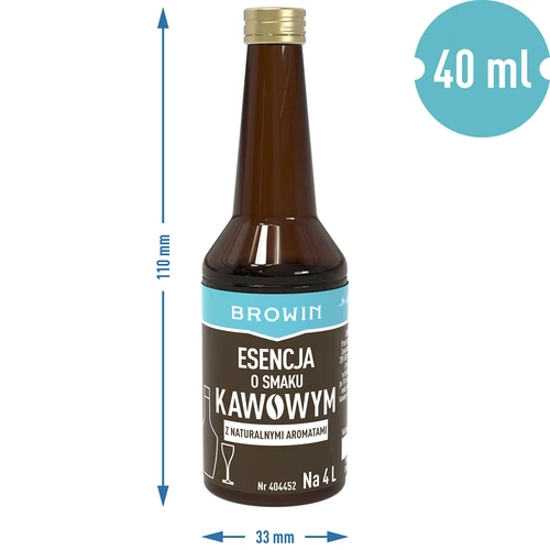 Kávová esencia s prírodnými arómami na 4 l – 40 ml - 7