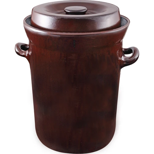 Keramický hrniec - 15l na kvasenie s vodným tesnením a pokrievkou