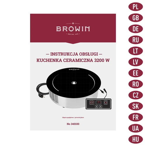 Keramický varič 3200W - 9