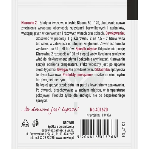 Klarowin 2 - číriaci prostriedok - 2