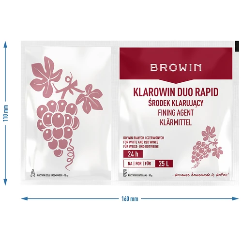 Klarowin Duo Rapid - chitozán + kremičitý prostriedok, 65 g - 6