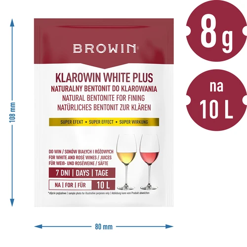 Klarowin White Plus - číriaci prostriedok 8 g - 5