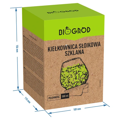 Klíčiaca nádoba na zaváranie Twist-off + 5 balení semien - 7