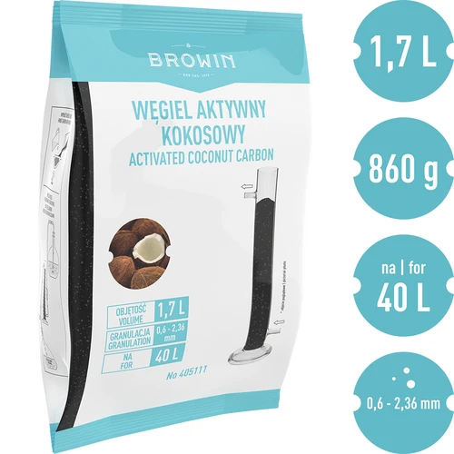 Kokosové aktívne uhlie 0,86 kg - 2