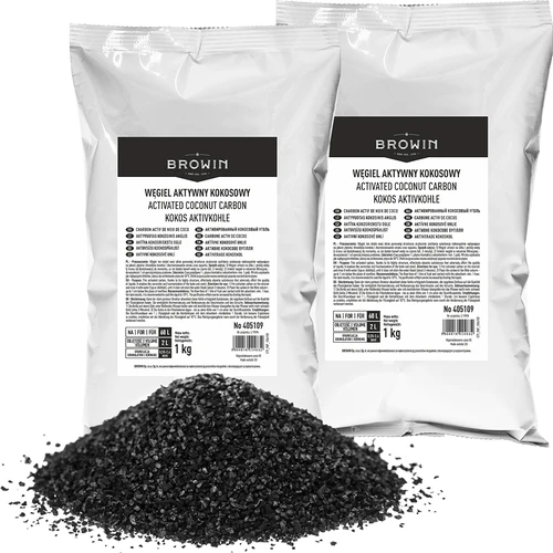 Kokosové aktívne uhlie 1 kg x 2 - súprava