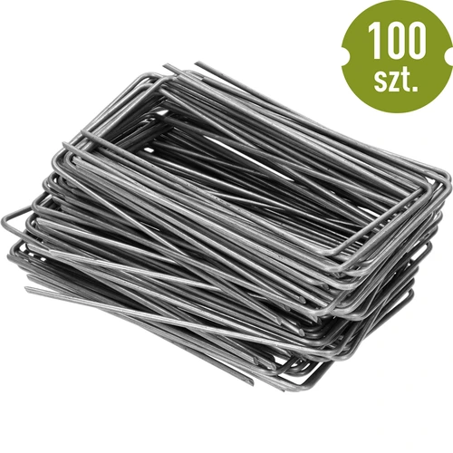 Kolíky na agrotextíliu typu U 100ks. - 4