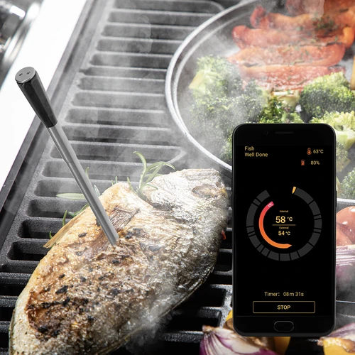 Kuchynský teplomer s bezdrôtovou sondou Bluetooth - 13