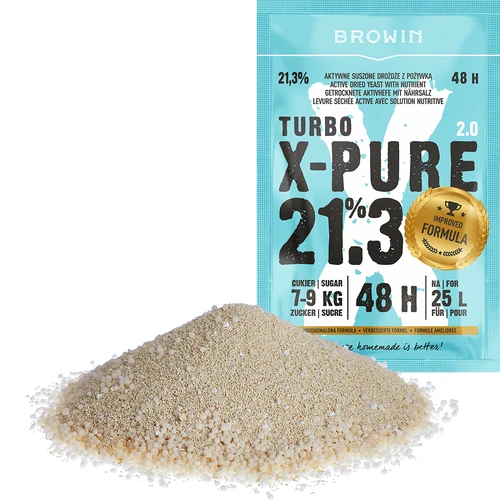 Kvasinky Turbo X-Pure 21,3% 48h, 25 L - 3