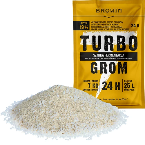 Kvasnice na destiláty Turbo Grom 24h - 3