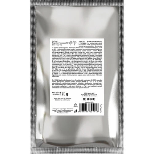 Kvasnice Turbo Cold 120 g - 2