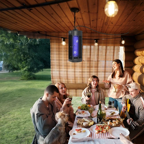 Lampa na hubenie hmyzu Manhattan UVA 6 W, čierna - 10