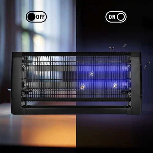 Lampa na hubenie hmyzu UVA 20 W, čierna - 8