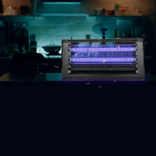 Lampa na hubenie hmyzu UVA 20 W, čierna - 10