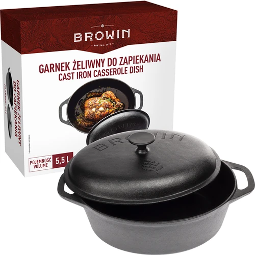 Liatinový hrniec na zapekanie, 5.5 L - 5