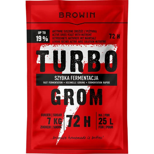Liehovarské kvasinky Turbo Grom 72 h