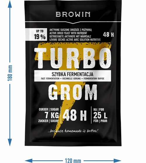 Liehovarské kvasnice Turbo Grom 48h - 4