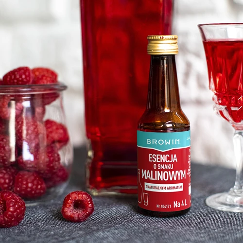 Malinová esencia s prírodnou arómou na 4 L - 40 ml - 9