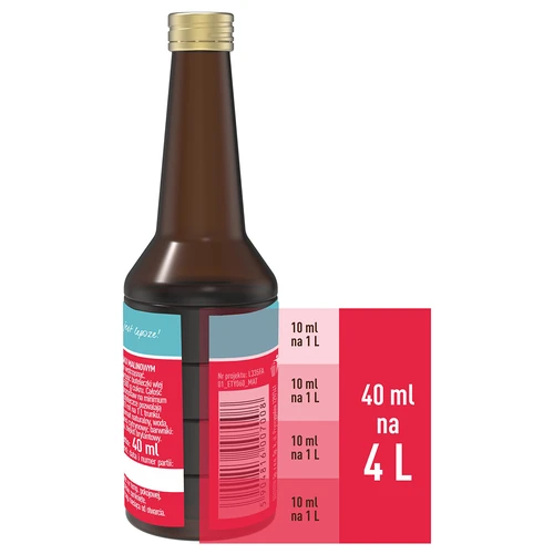 Malinová esencia s prírodnou arómou na 4 L - 40 ml - 5