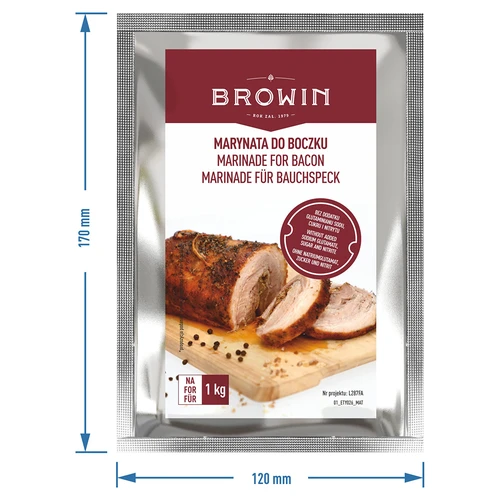 Marináda do slaniny - zmes byliniek a korenia, 35 g - 3