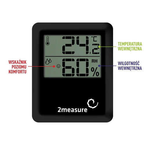 Meteorologická stanica – elektronická, bezdrôtová, čierna - typ A - 4