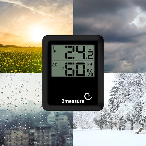 Meteorologická stanica – elektronická, bezdrôtová, čierna - typ A - 10