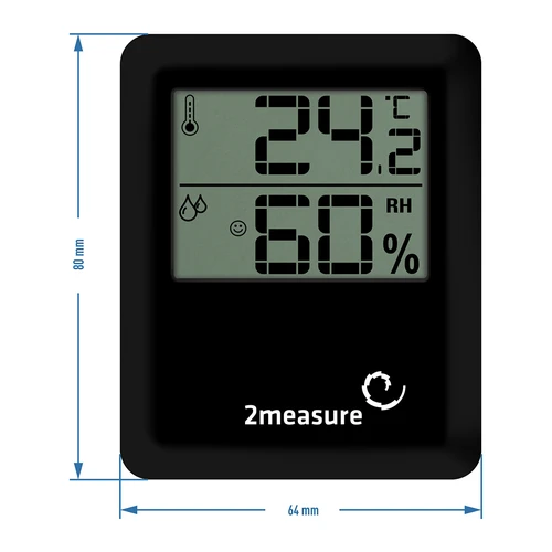 Meteorologická stanica – elektronická, bezdrôtová, čierna - typ A - 6