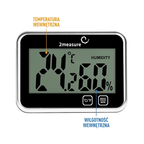Meteorologická stanica – elektronická, bezdrôtová, čierna - typ B - 5