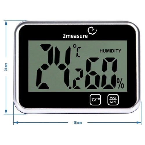 Meteorologická stanica – elektronická, bezdrôtová, čierna - typ B - 7