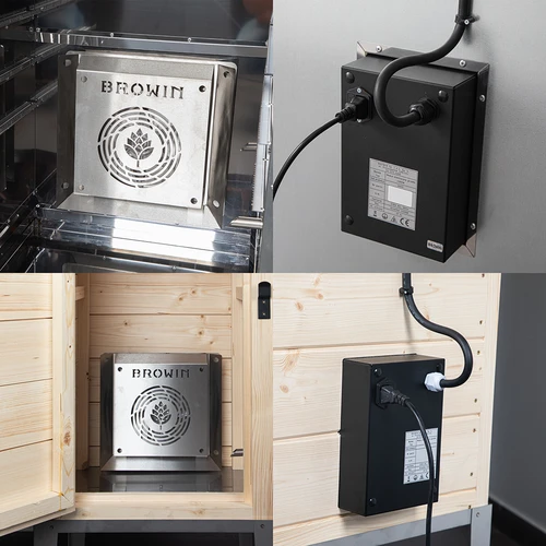 Modul vykurovacieho telesa s ventilátorom, 1,5 kW – do záhradných údiarní - 5