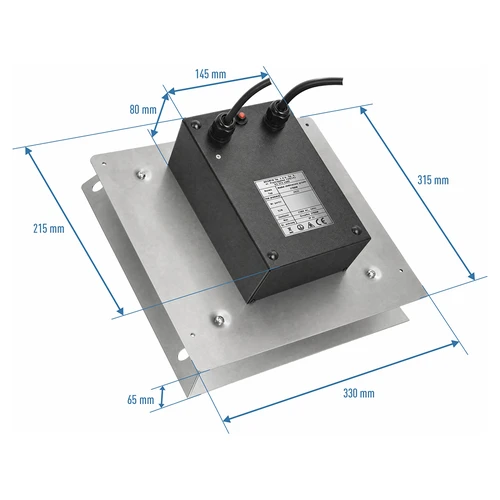 Modul vykurovacieho telesa s ventilátorom, 2,7 kW – do záhradných udiarní - 5