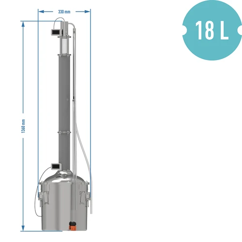 Modulárny destilátor Convex 18 L Baldur - 16
