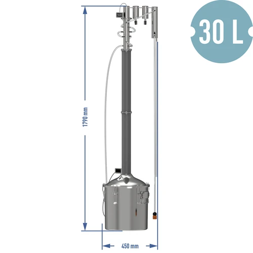 Modulárny destilátor Convex elektrický 30 L - Perun - 19