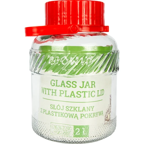 Nádoba 2L s plastovým vekom