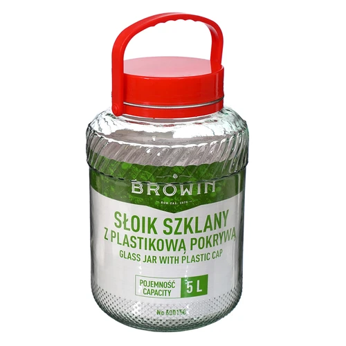 Nádoba 5 L s plastovým vekom - 5