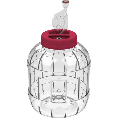 Neporušiteľný, multifunkčný pohár na fermentáciu, 5 L