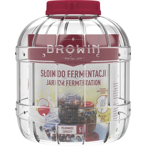 Neporušiteľný, multifunkčný pohár na fermentáciu, 5 L - 2