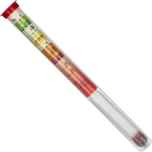 Nerozbitný cukromer so skúmavkou, merací rozsah: -5-35 °Blg - 3