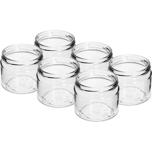 Nízka nádoba 330ml - s farebným viečkom fi 82/6, 6ks. - 3
