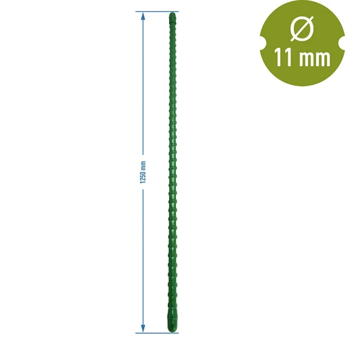 Oceľová tyčka potiahnutá PE 1,25m x 11mm - 2