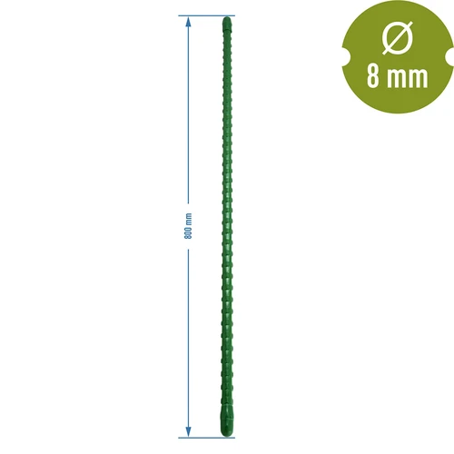 Oceľová tyčka s PE povlakom 0,8m x 8mm - 2