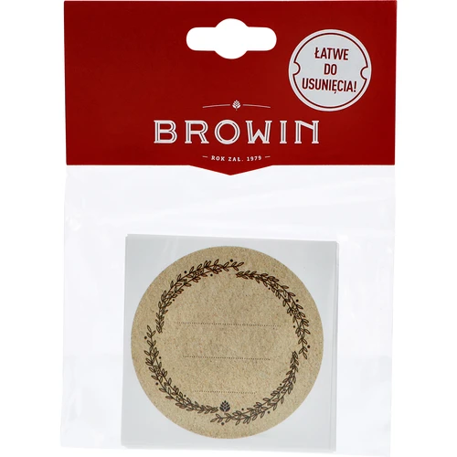 Okrúhle etikety fi 66,5mm na viečka/poháre - 20ks - 4