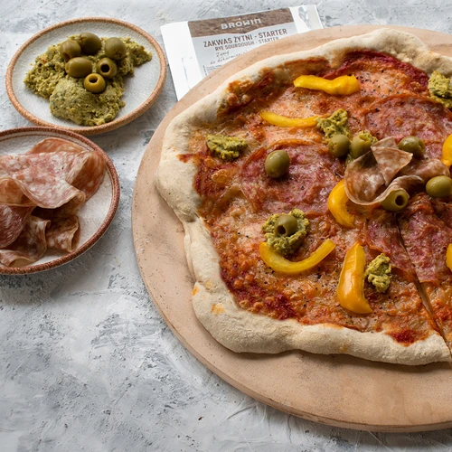 Okrúhly kameň na pizzu, vyrobený z kordieritu, priemer 33 cm - 14
