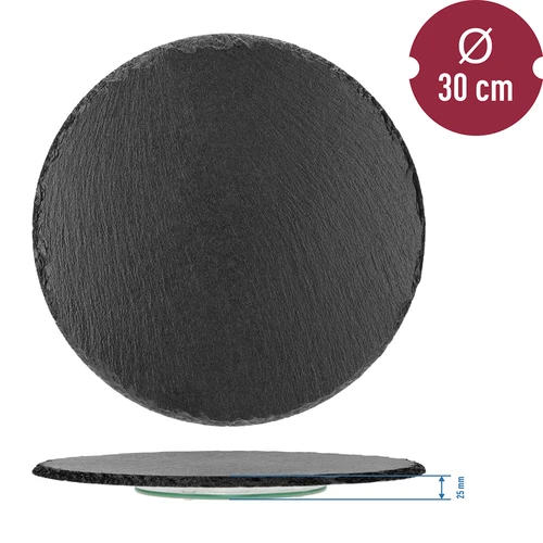 Otočný bridlicový podnos fi30cm - 9