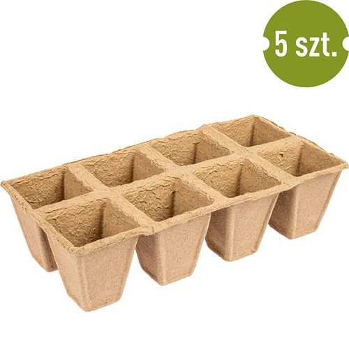 Papierové kvetináče 6 x 6 x 6, sada 5 ks. - 3