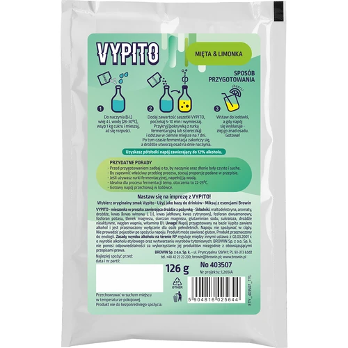 Párty sada - Vypito Mäta a limetka - 3